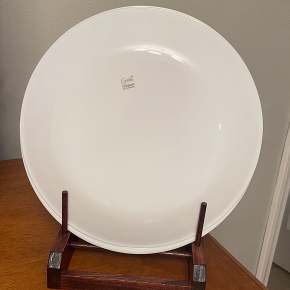 Set of 4 Vintage CORELLE 70’s Pattern Spring Blossom Dinner Plates White & Green - Picture 2 of 9